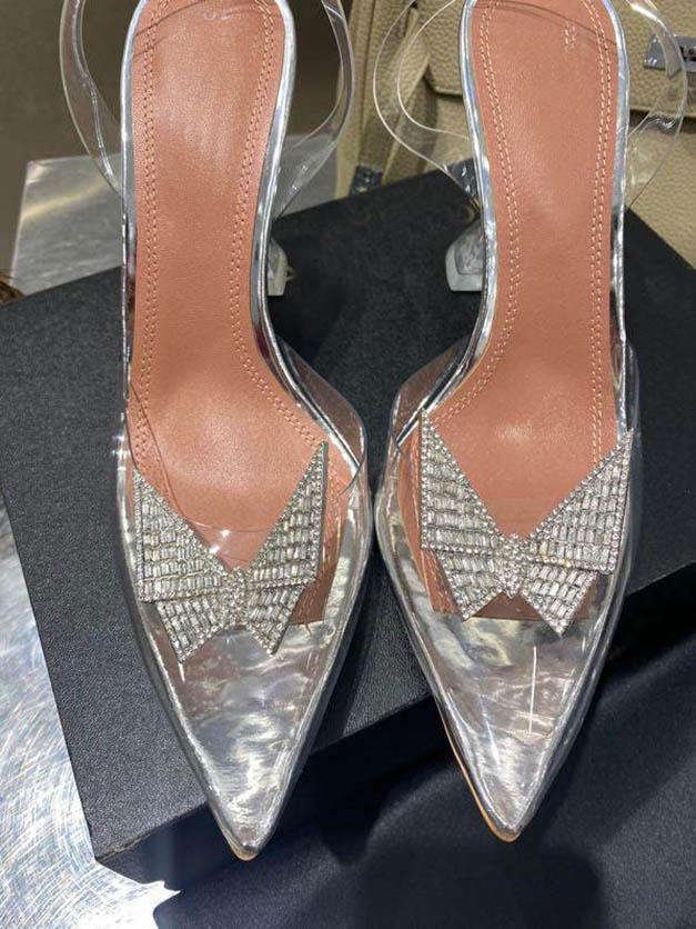 Spring 2021 see-through heels for women, fashion party sandals, bridesmaid and bride shoes, box and dust bag, size 35-40, White
Spring 2021 see-through heels for women, fashion party sandals, bridesmaid and bride shoes, box and dust bag, size 35-40, White