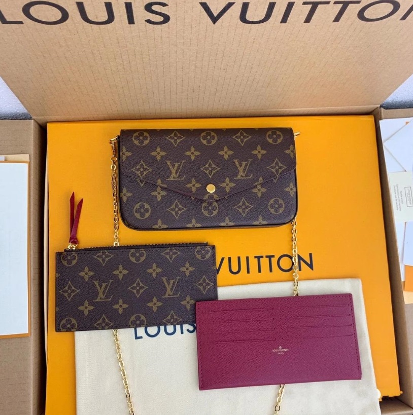 #13;LV LOUIS VITTON bags New Women Messenger Bags Chain Bag Mini Clutch Wallet Card Holder Purse 3pcs Leather Tote femmes
#13;LV LOUIS VITTON bags New Women Messenger Bags Chain Bag Mini Clutch Wallet Card Holder Purse 3pcs Leather Tote femmes