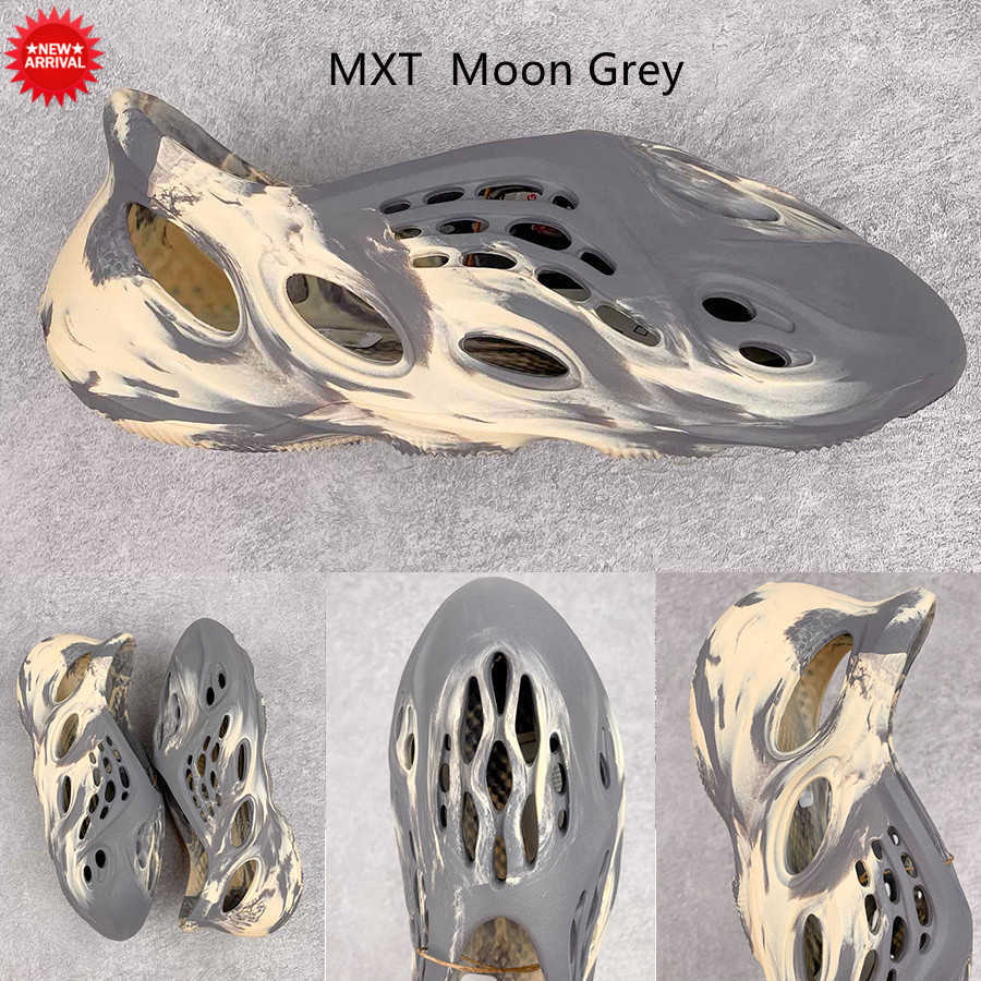 2021 Newest Foam Runner Men Women Slippers Mxt Moon Gray Flat Beach Sandals Resin Bone Earth Fashion Mens Womens Slides 36-45
2021 Newest Foam Runner Men Women Slippers Mxt Moon Gray Flat Beach Sandals Resin Bone Earth Fashion Mens Womens Slides 36-45