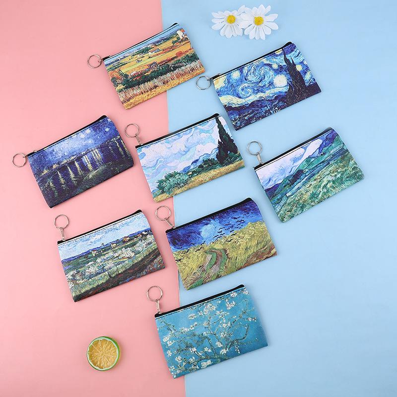 Keychains Anime Vintage Oil Painting Wallet Key Chains Fashion Student Mobile Phone Backpack Accessories Keyring Cute Men Gift Keychain
Keychains Anime Vintage Oil Painting Wallet Key Chains Fashion Student Mobile Phone Backpack Accessories Keyring Cute Men Gift Keychain