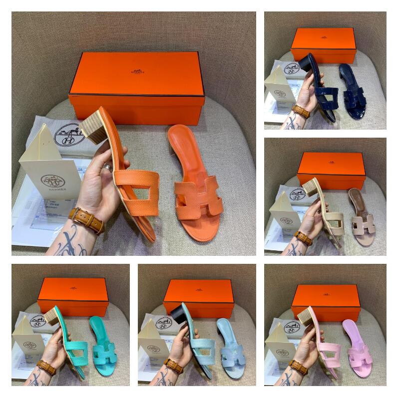 new Designer Luxury Women H Sandals Oasis Sandal Kitten Heel Slippers Classic leather Platform Fashion Casual Shoes Top Quality With Box Size 35-42, Color 29
new Designer Luxury Women H Sandals Oasis Sandal Kitten Heel Slippers Classic leather Platform Fashion Casual Shoes Top Quality With Box Size 35-42, Color 29