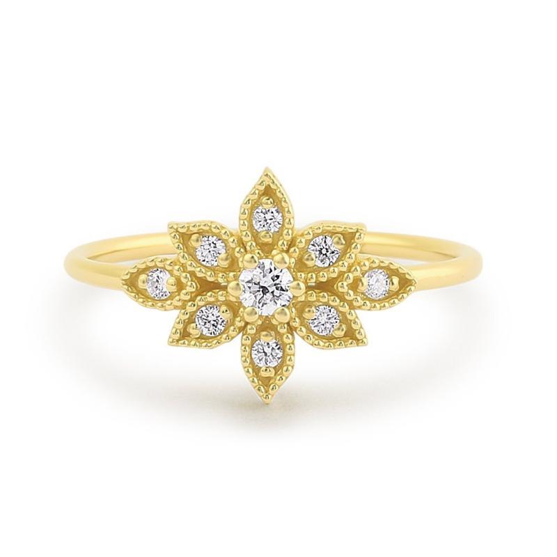 Cluster Rings Romantic For Women Innovative Delicate Crystal Flower Light Yellow Gold Color Lover Daily Gift Fashion Jewelry KBR004, Golden;silver
Cluster Rings Romantic For Women Innovative Delicate Crystal Flower Light Yellow Gold Color Lover Daily Gift Fashion Jewelry KBR004, Golden;silver