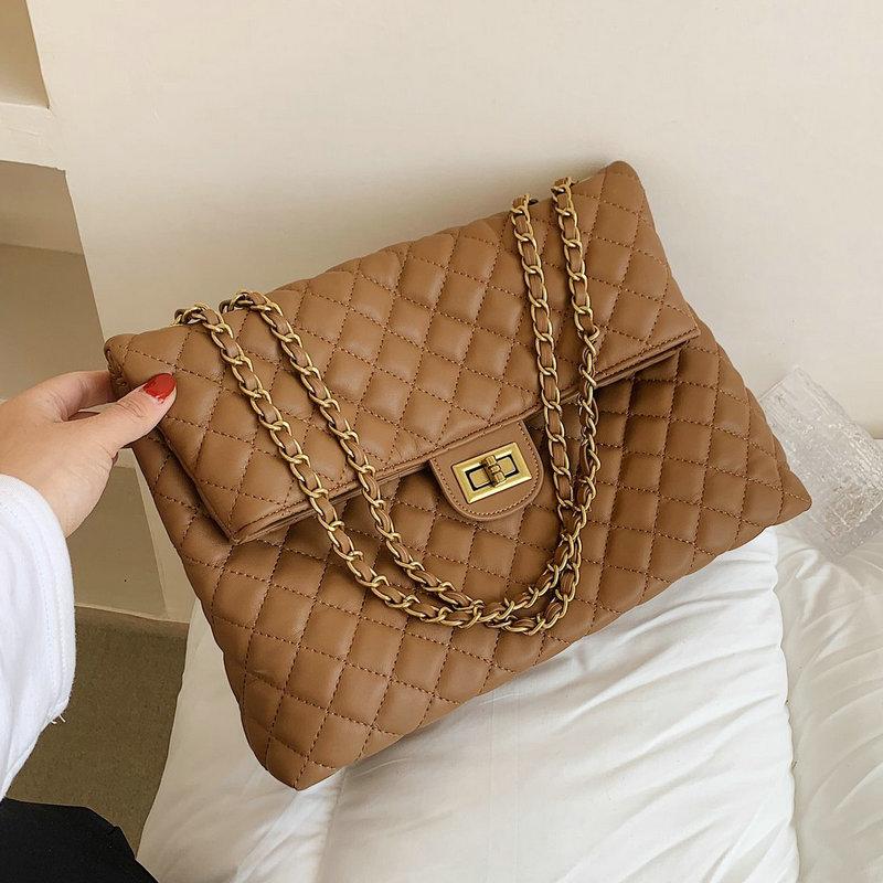 PU Leather Crossbody Bags for Women 2021 New Lattiic Chain Shoulder Bag Women's Designer Handbags and Purses 6954, Black
PU Leather Crossbody Bags for Women 2021 New Lattiic Chain Shoulder Bag Women's Designer Handbags and Purses 6954, Black