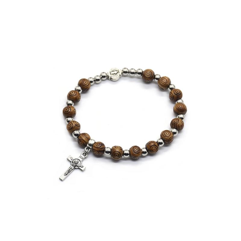 Link, Chain Saint Benedict Wooden Prayer Beads Rosary Bracelet Crucifix Cross Rosaries First Communion Confirmation Baptism Gifts
Link, Chain Saint Benedict Wooden Prayer Beads Rosary Bracelet Crucifix Cross Rosaries First Communion Confirmation Baptism Gifts