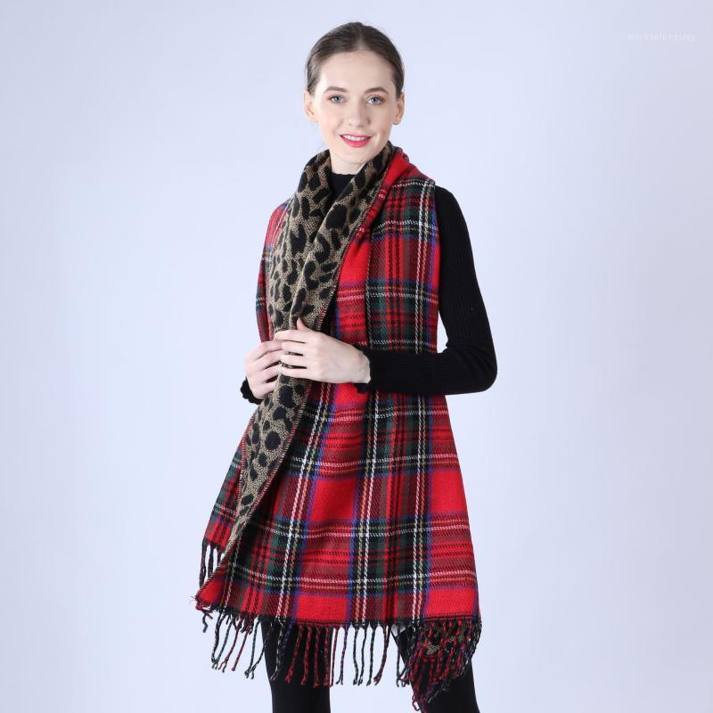 Scarves Manufacturers Currently Available Customizable Style Lattice Leopord Pattern Double Face Female Autumn & Winter Faux Cashmer
Scarves Manufacturers Currently Available Customizable Style Lattice Leopord Pattern Double Face Female Autumn & Winter Faux Cashmer