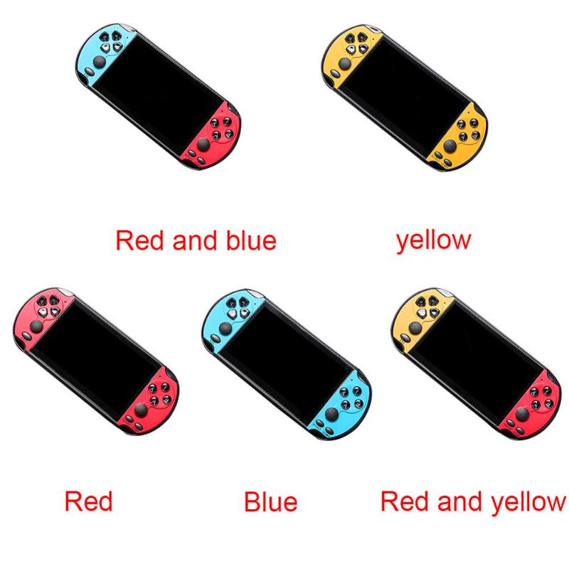Portable Game Players Five Colors Drop Dual Joystick 5.1inch X7 PLUS Handheld 8GB Memory MP5 Video Console 1000 Can Save Ga