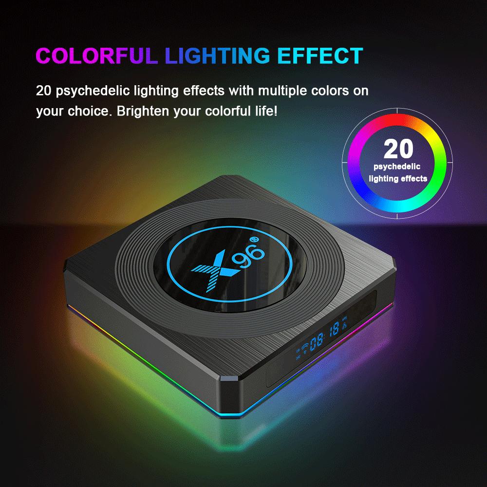 X96 X4 Android 11.0 TV BOX Amlogic S905X4 4GB 32GB 64GB Quad Core 2.4G 5G Dual Band WIFI BT 8K Media Player Set Top Boxes