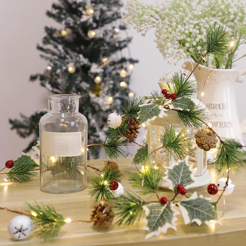 Decorative Flowers & Wreaths 2m Christmas Led Lights Wreath Holly Garland Artificial Flower For Xmas Home Deco Aquifolium Mistletoe 2022 Yea
Decorative Flowers & Wreaths 2m Christmas Led Lights Wreath Holly Garland Artificial Flower For Xmas Home Deco Aquifolium Mistletoe 2022 Yea