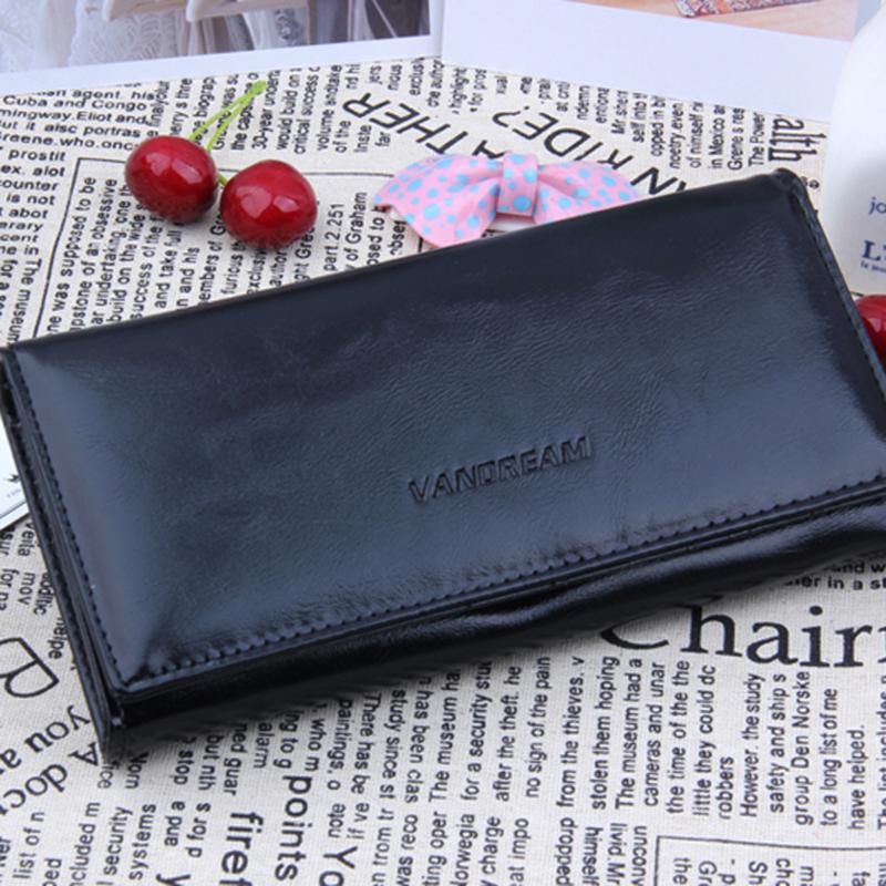 Wallets Fashion Women Clutch Card Holder Change Bag PU Leather Pure Color Purse Handbag Wallet Portefeuille Femme #C, Black
Wallets Fashion Women Clutch Card Holder Change Bag PU Leather Pure Color Purse Handbag Wallet Portefeuille Femme #C, Black