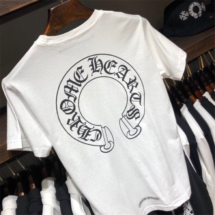 Wholesale Factory brand Hearts Chrome croxin big horseshoe Sanskrit letter print short sleeve T-shirt for men and women, White;black
Wholesale Factory brand Hearts Chrome croxin big horseshoe Sanskrit letter print short sleeve T-shirt for men and women, White;black