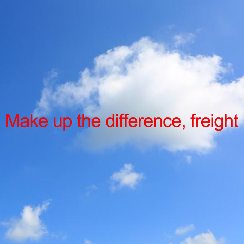 Make up the difference, freight AGM