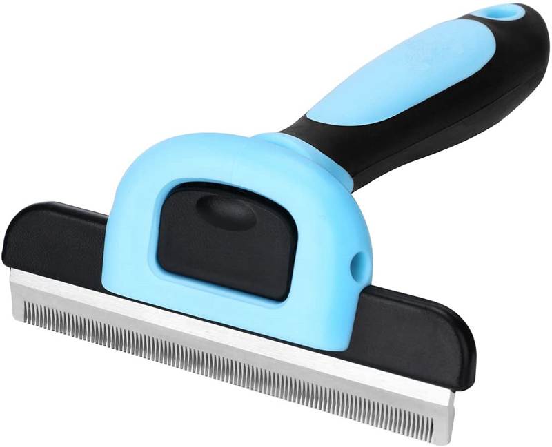 

Pet Neat Pets Grooming Beauty Tools Brush Effectively Reduces Shedding by Up to 95% Professional Deshedding Tool for Dogs and Cats Dog Supplies Blue D02