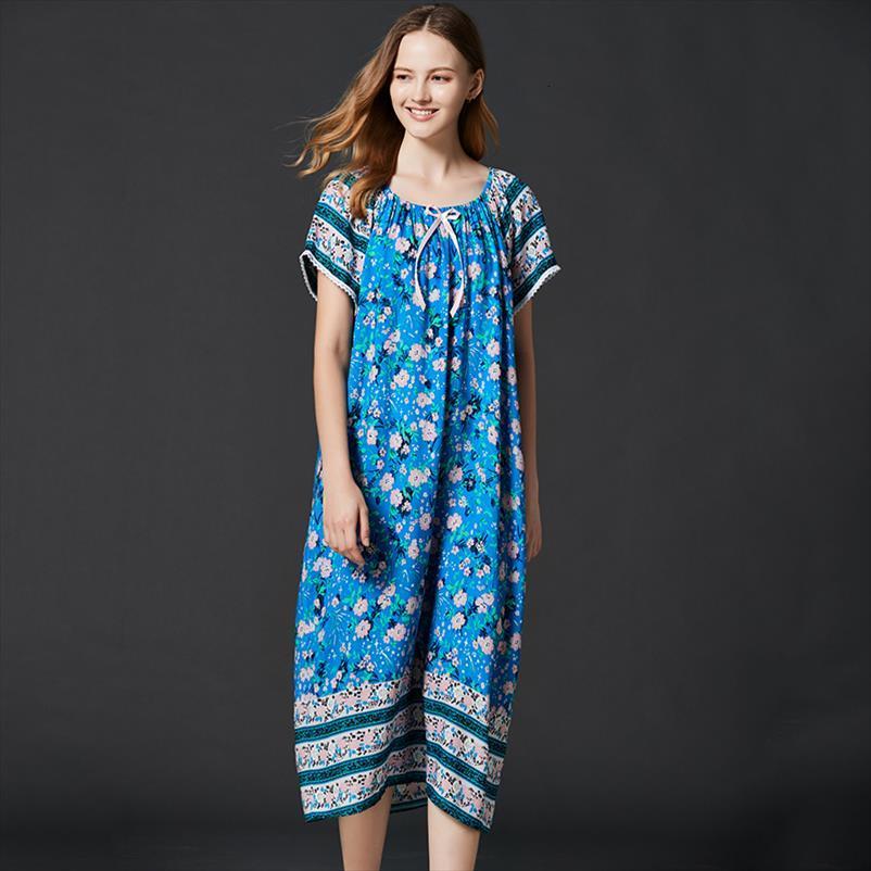 nightdress viscose short sleeve womens sleepwears floral nightgown elastic collar long dressing gown summer sleepdress casual homewear, Black;red
nightdress viscose short sleeve womens sleepwears floral nightgown elastic collar long dressing gown summer sleepdress casual homewear, Black;red