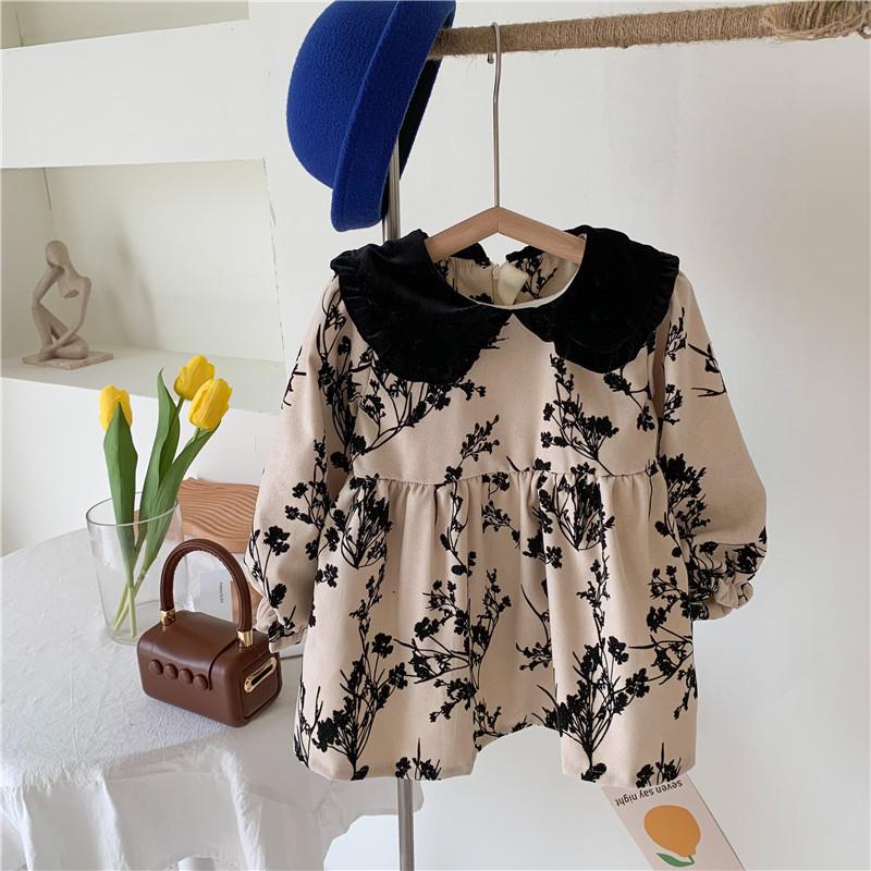 Girl's Dresses Children Winter Floral Pattern Cotton Dress Fleeced Thick Warm Sweater Vestido Outfit VELVET Clothes For Kids, Red;yellow
Girl's Dresses Children Winter Floral Pattern Cotton Dress Fleeced Thick Warm Sweater Vestido Outfit VELVET Clothes For Kids, Red;yellow