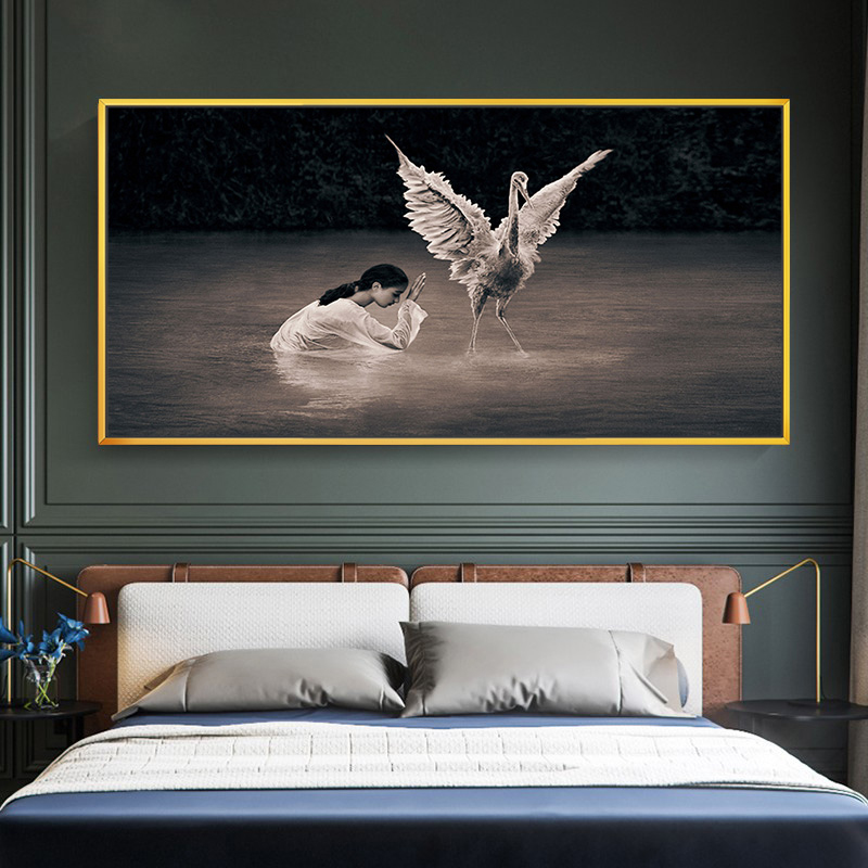 Modern Paintings Girl Praying Swan For Living Room Retro Wall Art Decorative Pictures Canvas Prints Posters
Modern Paintings Girl Praying Swan For Living Room Retro Wall Art Decorative Pictures Canvas Prints Posters
