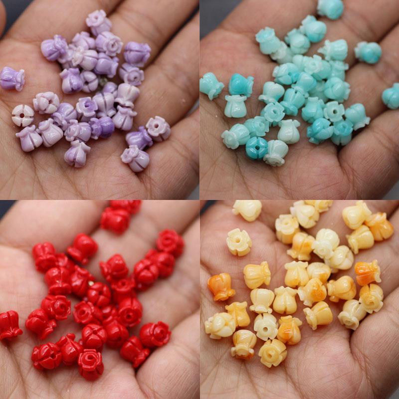 Other 6*7mm 20PCS Shell Powder Flowers Loose Beads Beautiful Flower Shape DIY Colorful Earrings Pendant
Other 6*7mm 20PCS Shell Powder Flowers Loose Beads Beautiful Flower Shape DIY Colorful Earrings Pendant