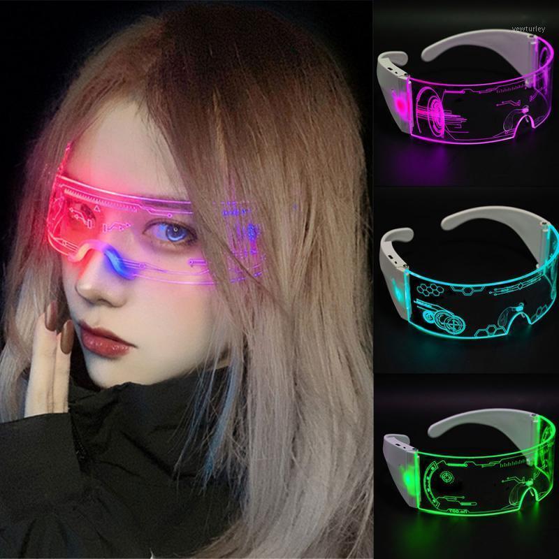Party Decoration LED Luminous Sunglasses Vintage Punk Goggles Men Women Fashion Christmas Colorful Light Up Glasses Shades Rechargeable
Party Decoration LED Luminous Sunglasses Vintage Punk Goggles Men Women Fashion Christmas Colorful Light Up Glasses Shades Rechargeable
