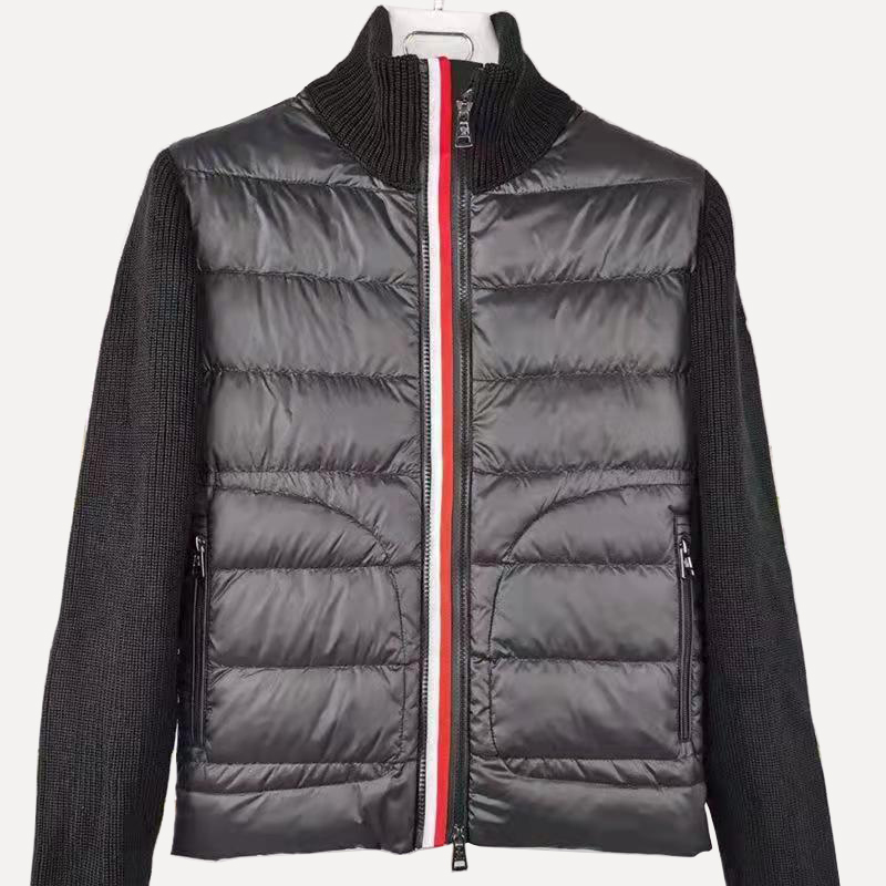 2021 new down jacket double zipper men's and women's knitted lightweight goose down patchwork autumn/winter warm coat, Brown
2021 new down jacket double zipper men's and women's knitted lightweight goose down patchwork autumn/winter warm coat, Brown
