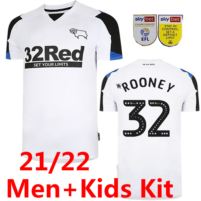 32 Rooney 21/22 Derby County soccer jerseys 2021 2022 camisetas de fútbol MARRIOTT LAWRENCE WAGHORN Men kids kits football shirt uniform 2XL, 21-22 home
32 Rooney 21/22 Derby County soccer jerseys 2021 2022 camisetas de fútbol MARRIOTT LAWRENCE WAGHORN Men kids kits football shirt uniform 2XL, 21-22 home