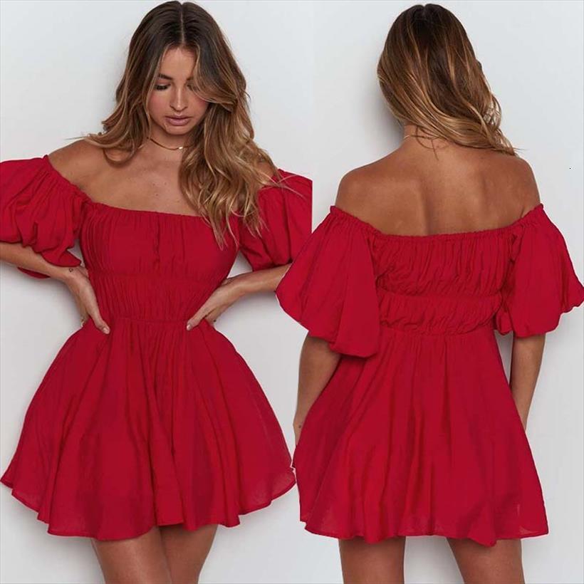summer mini short sleeve women dresses high waist black loose a line puff, Black;gray
summer mini short sleeve women dresses high waist black loose a line puff, Black;gray