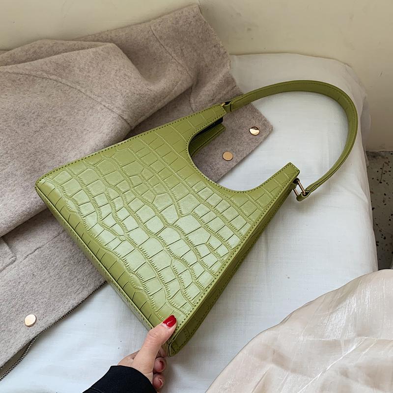European Fashion Female Tote bag 2021 New High Quality PU Leather Women's Designer Handbag Crocodile pattern Travel Shoulder bag, Black
European Fashion Female Tote bag 2021 New High Quality PU Leather Women's Designer Handbag Crocodile pattern Travel Shoulder bag, Black