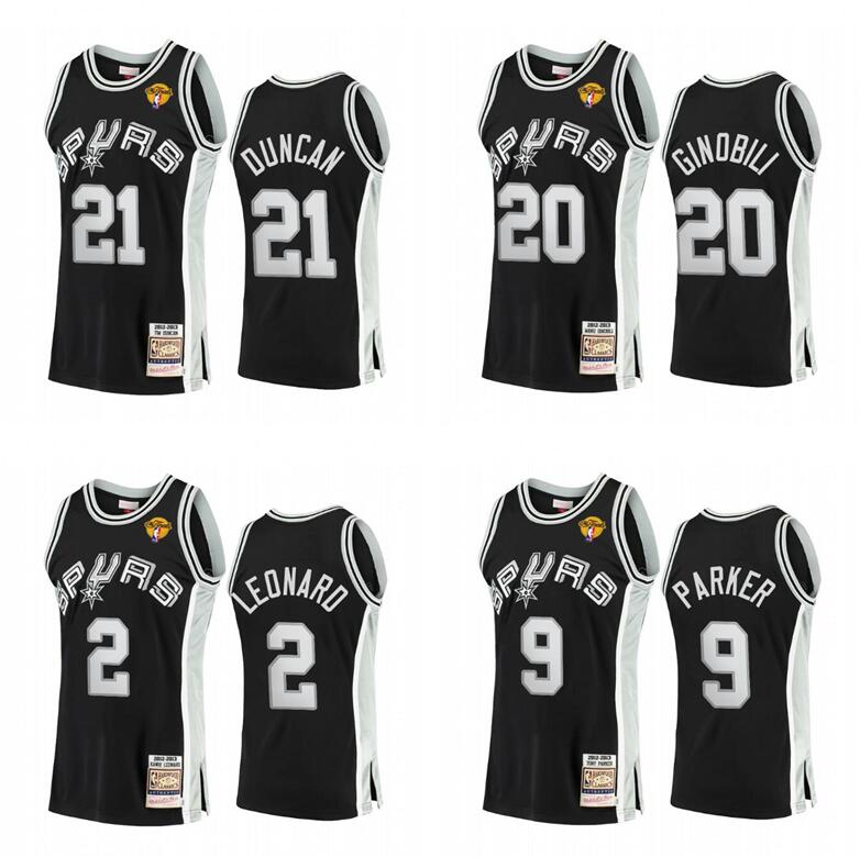 Stitched NBA jersey SAN Antonio Spurs 21 Duncan 20 Ginobili 9 Parker Mitchell&Ness 2012-13 finals Hardwoods Classics retro basketball jerseys Men Women Youth S-6XL
Stitched NBA jersey SAN Antonio Spurs 21 Duncan 20 Ginobili 9 Parker Mitchell&Ness 2012-13 finals Hardwoods Classics retro basketball jerseys Men Women Youth S-6XL