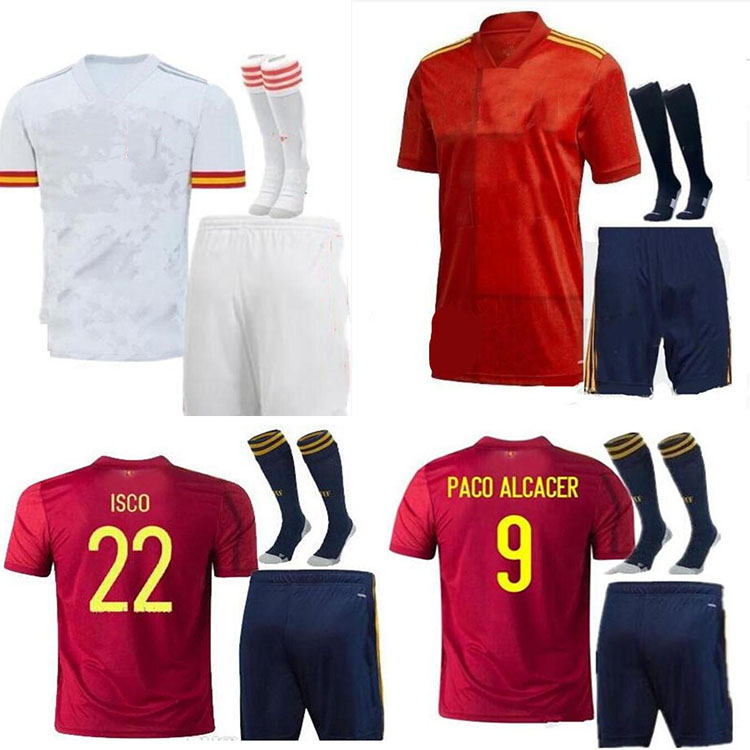 Latest 2021 Spain Soccer Jerseys RAMOS THIAGO 20 21 national team DIEGO COSTA Rodri Men+kids sock Football Shirt Camisetas de fútbo, White
Latest 2021 Spain Soccer Jerseys RAMOS THIAGO 20 21 national team DIEGO COSTA Rodri Men+kids sock Football Shirt Camisetas de fútbo, White