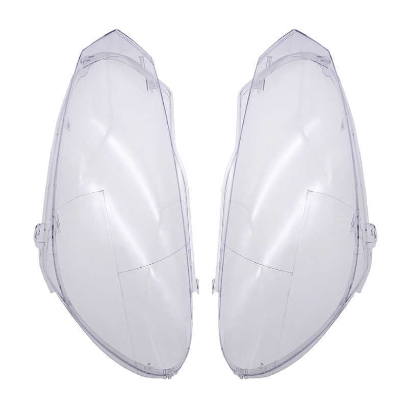 New Car 2 Pcs Front Headlight Clear Lens Dust Cover Premium Plastic Shell Auto Headlamp Accessories For Golf 6 2010-2014