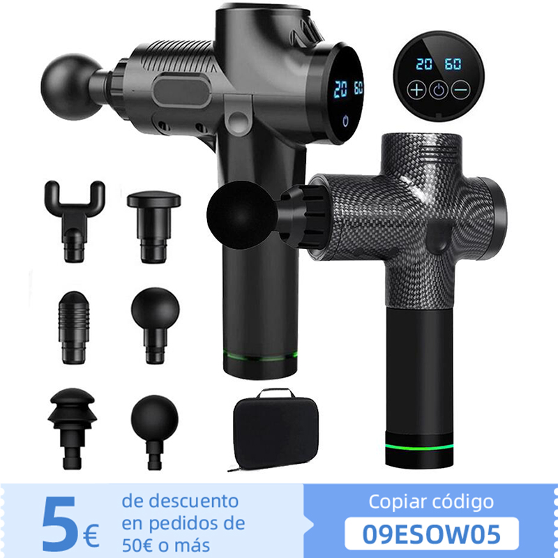 Deep Muscle Massage Gun Percussion 30 Speeds Body Massager 6 Heads Fascia Gun Electric Pulse Back and Neck MG47229
Deep Muscle Massage Gun Percussion 30 Speeds Body Massager 6 Heads Fascia Gun Electric Pulse Back and Neck MG47229