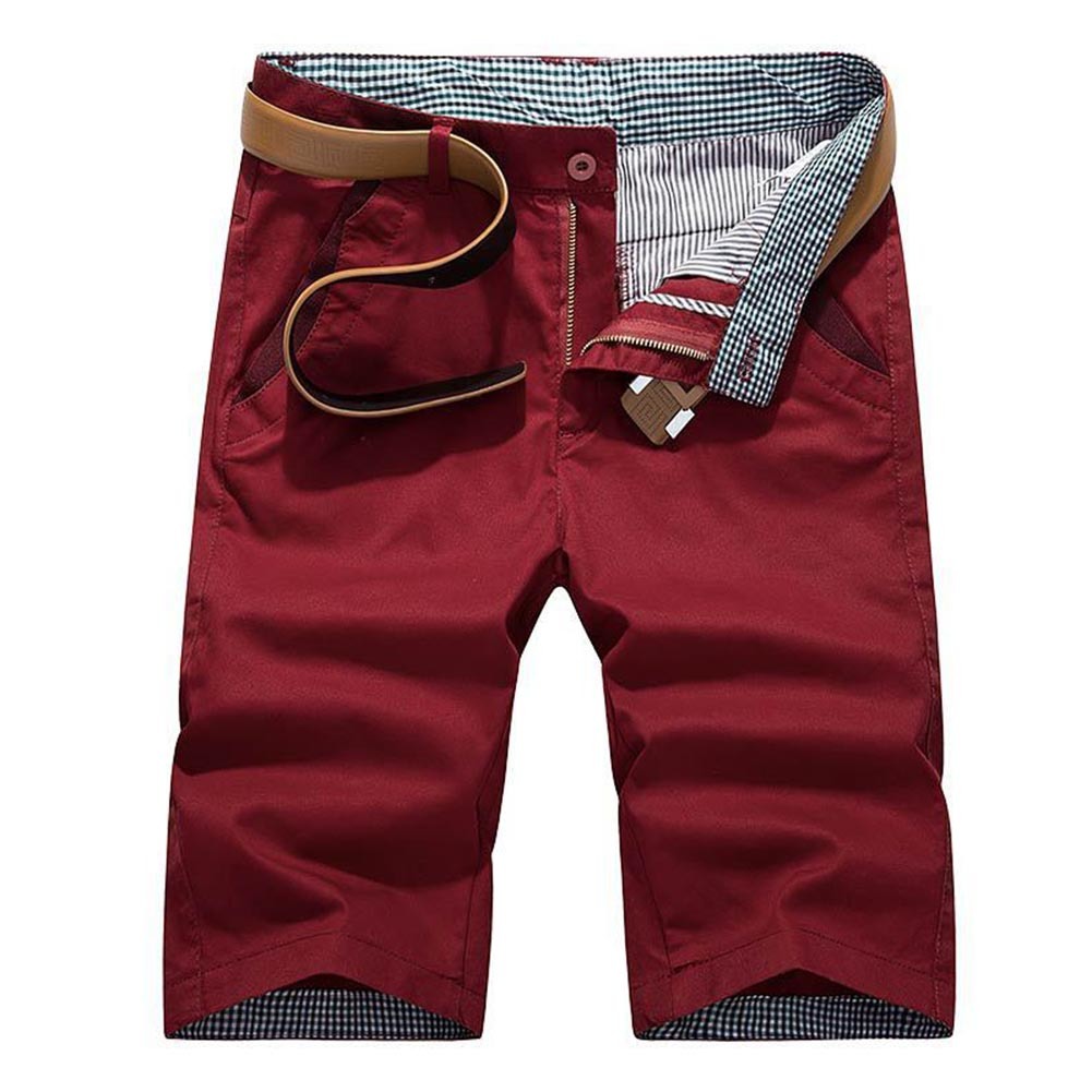 Quick Men Casual Dry Pockets Button Breathable Beach Board Shorts Fifth Pants Quick Dry with Pockets Breathable Men Short Summer C0222