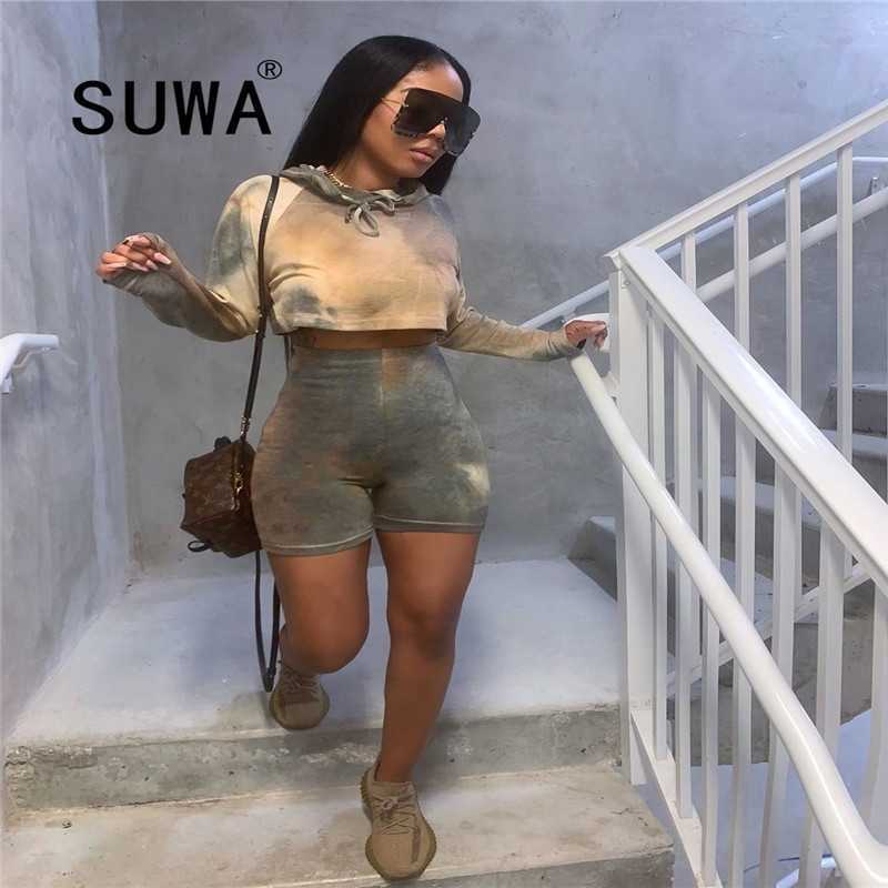 2 Piece Set Women Spring Clothes Long Sleeve Hoodies Crop Top + High Waist Sweatpants Biker Shorts Tracksuit Sweats 210525, Gray
2 Piece Set Women Spring Clothes Long Sleeve Hoodies Crop Top + High Waist Sweatpants Biker Shorts Tracksuit Sweats 210525, Gray