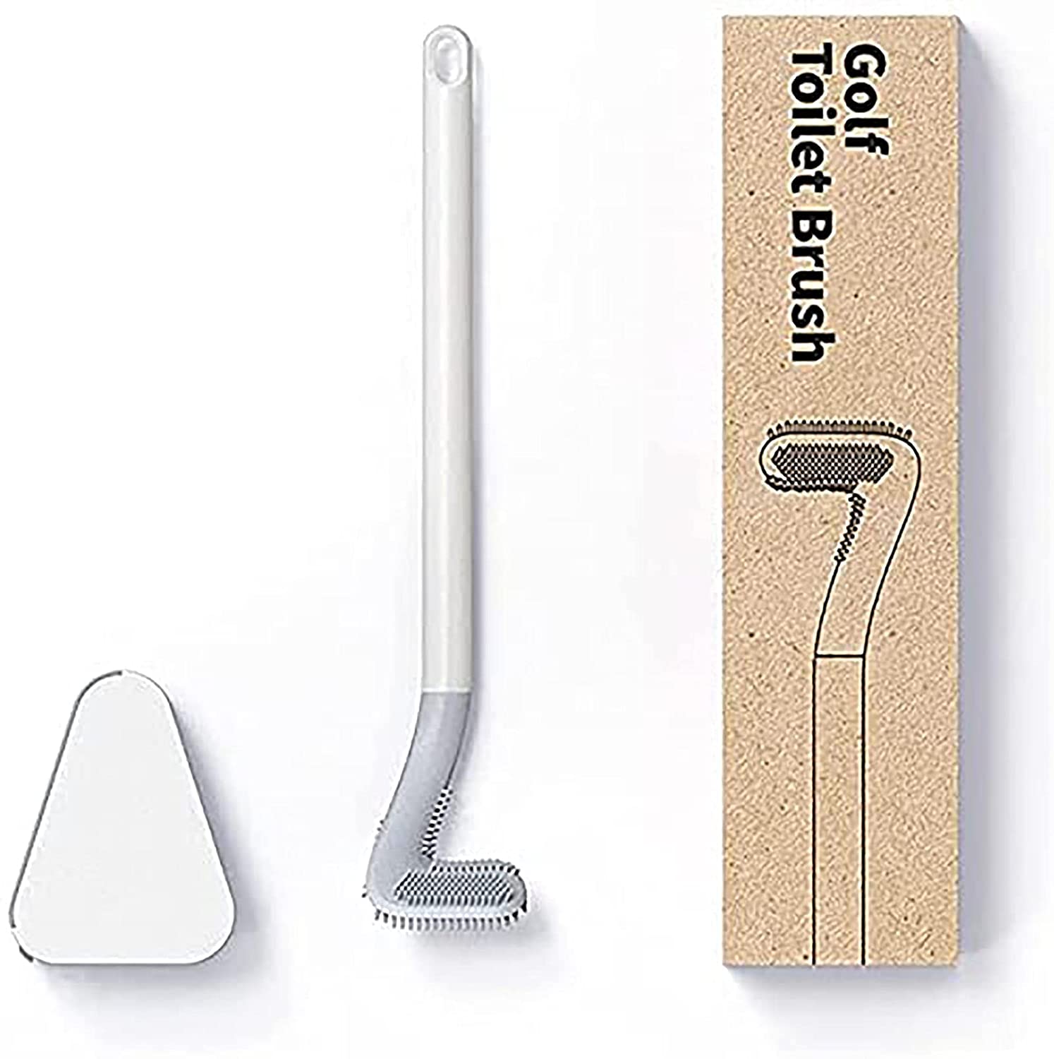 Long-Handled Golf Toilet Brush Silicone Curved Toilets Brushes Bendable Rubber No Dead Angle Toilete Clean Brushing for Bathroom, Green
Long-Handled Golf Toilet Brush Silicone Curved Toilets Brushes Bendable Rubber No Dead Angle Toilete Clean Brushing for Bathroom, Green