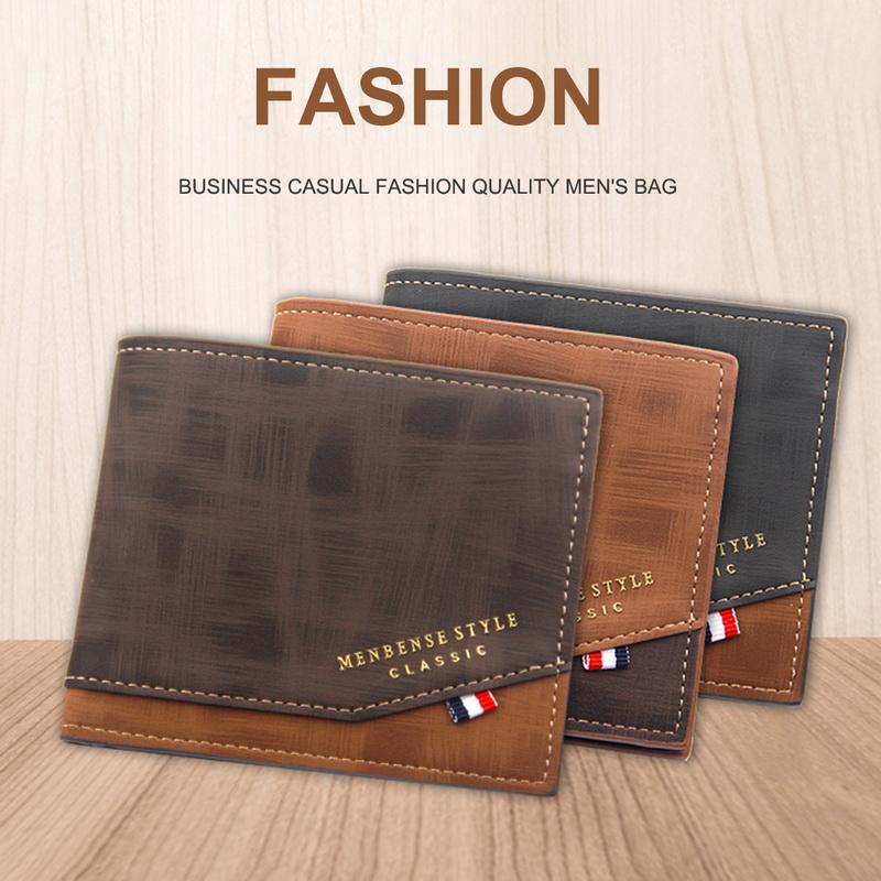 Wallets 2021 Men PU Leather Short Wallet With Zipper Pocket Big Capacity Card Holder Fashion Money Coin Bag Official, Red;black
Wallets 2021 Men PU Leather Short Wallet With Zipper Pocket Big Capacity Card Holder Fashion Money Coin Bag Official, Red;black