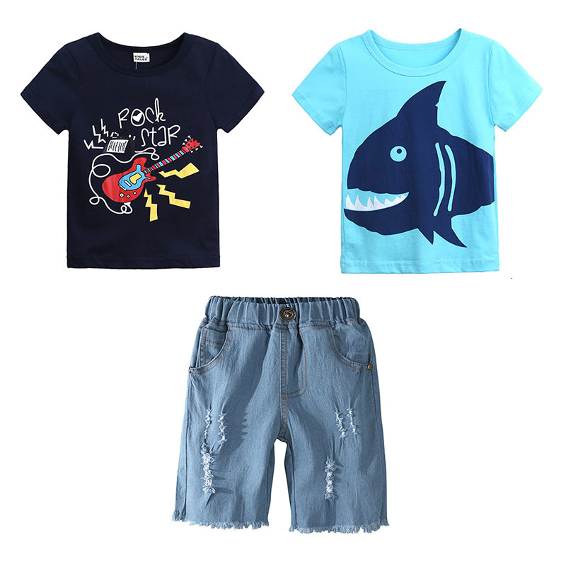 2021 New Cartoon Print Toddler Boy Spring Autumn Kids Clothes Set Cotton Long Sleeve O-neck 2 Pcs Shirt+short Jeans 2-7 Years 2ixm, Blue
2021 New Cartoon Print Toddler Boy Spring Autumn Kids Clothes Set Cotton Long Sleeve O-neck 2 Pcs Shirt+short Jeans 2-7 Years 2ixm, Blue
