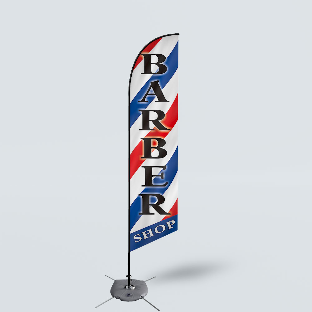 Custom Promotion Barber Shop Beach Feather Flag 110g Knitted Polyester Swooper Banner Digital Printing
Custom Promotion Barber Shop Beach Feather Flag 110g Knitted Polyester Swooper Banner Digital Printing