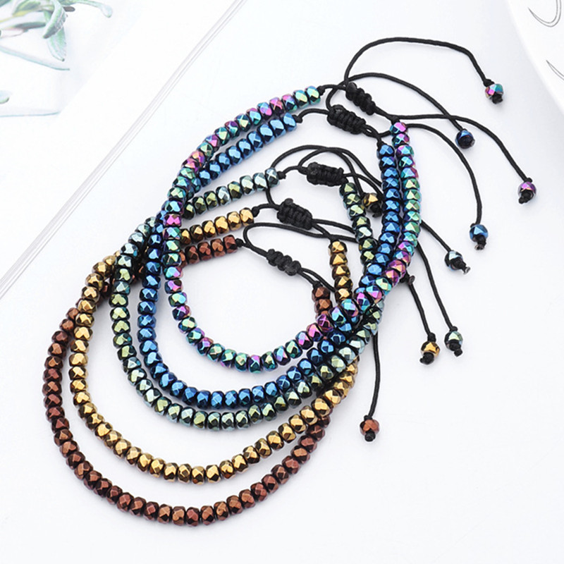 Bohemia Hematite Beaded Strands Bracelets Gold Blue Coffee Green Jewelry Woven Rope For Women Party Men Bracelet Gift
Bohemia Hematite Beaded Strands Bracelets Gold Blue Coffee Green Jewelry Woven Rope For Women Party Men Bracelet Gift