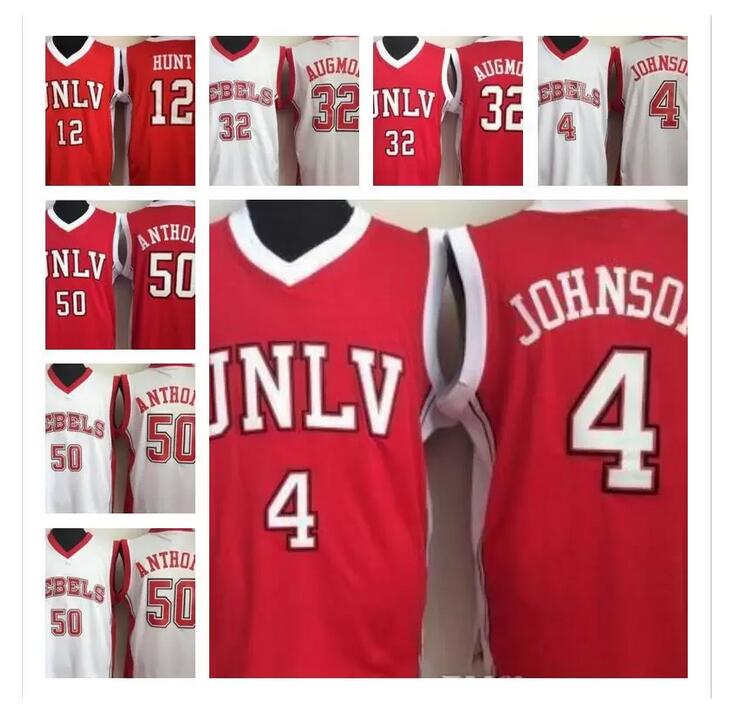 NCAA UNLV University of Nevada Las Vegas Larry Johnson Jersey College Basketball 50 Greg Anthony 12 Anderson Hunt 32 Stacey Augmon Jerseys, Colour 3
NCAA UNLV University of Nevada Las Vegas Larry Johnson Jersey College Basketball 50 Greg Anthony 12 Anderson Hunt 32 Stacey Augmon Jerseys, Colour 3