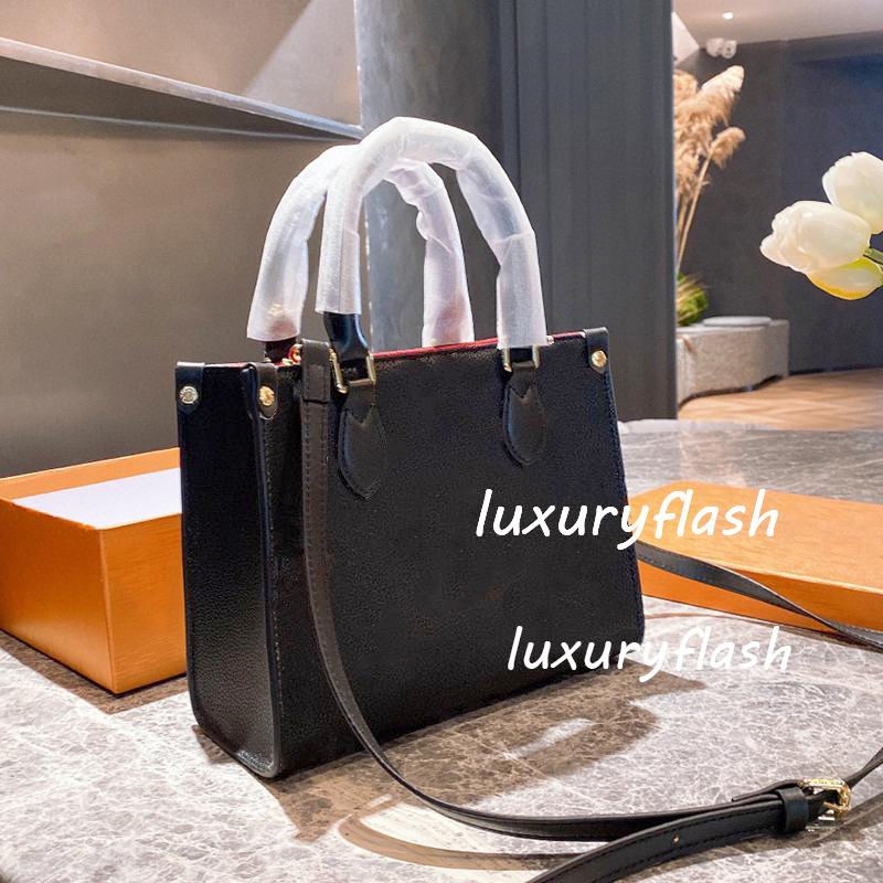 25cm Women 2021 Designers TOTES Handbags Luxurys Handbag Fashion Small Crossbody Bags Ladies Shoulder Purses Tote Europe Style PM