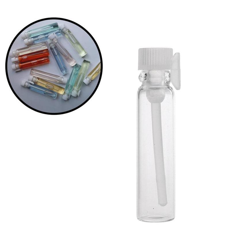 50pcs/set Empty Mini Glass Bottle Perfume Small Sample Liquid Perfume Test Laboratory Fragrance Vials Trial Tube Bottle Bot S0R4