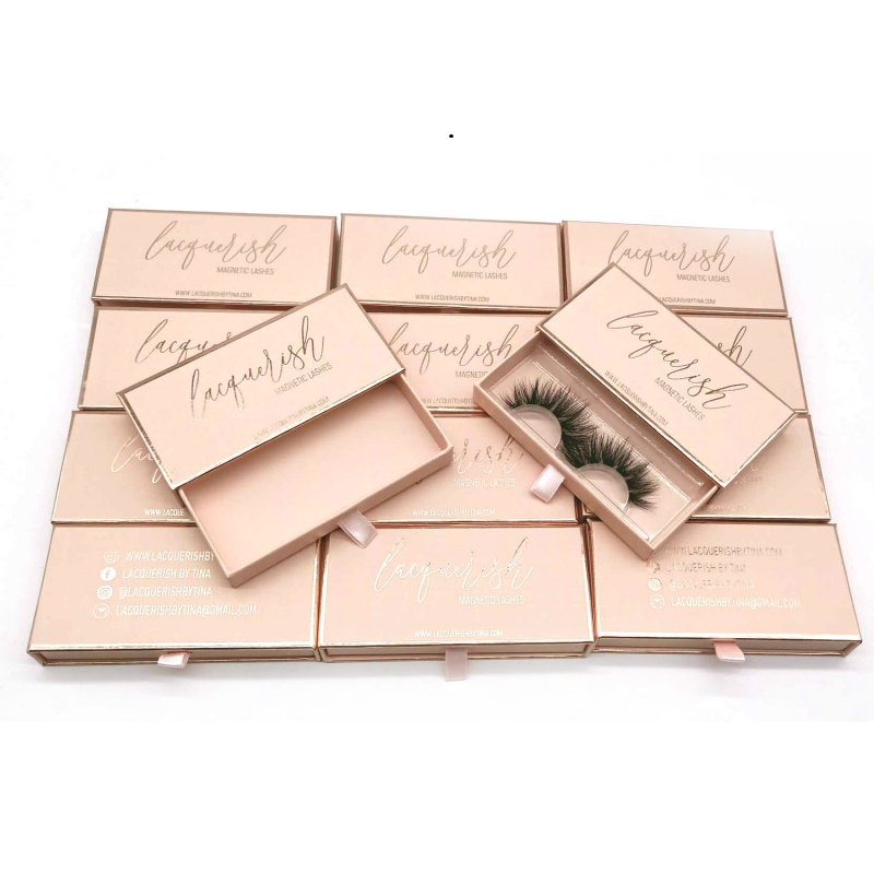 Wholesale Custom Pull Drawer Lash Box Hot Stamping Eyelash Package Fit 15-30mm Mink Eyelashes Popular Dramatic Lashes Case
Wholesale Custom Pull Drawer Lash Box Hot Stamping Eyelash Package Fit 15-30mm Mink Eyelashes Popular Dramatic Lashes Case