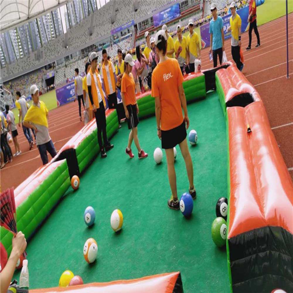 Attractive Inflatable Snooker Ball Game Playground Soccer Pool Table Inflatables Billiard Ball blow up snookers football field