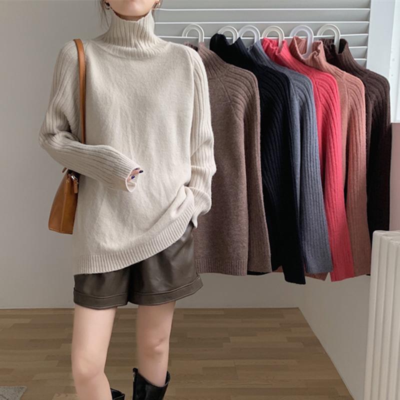 Women's Sweaters AOSSVIAO 2022 Sweater Autumn Winter Warm Turtlenecks Casual Loose Oversized Lady Knitted Pullover Top Pull Femm, White;black
Women's Sweaters AOSSVIAO 2022 Sweater Autumn Winter Warm Turtlenecks Casual Loose Oversized Lady Knitted Pullover Top Pull Femm, White;black