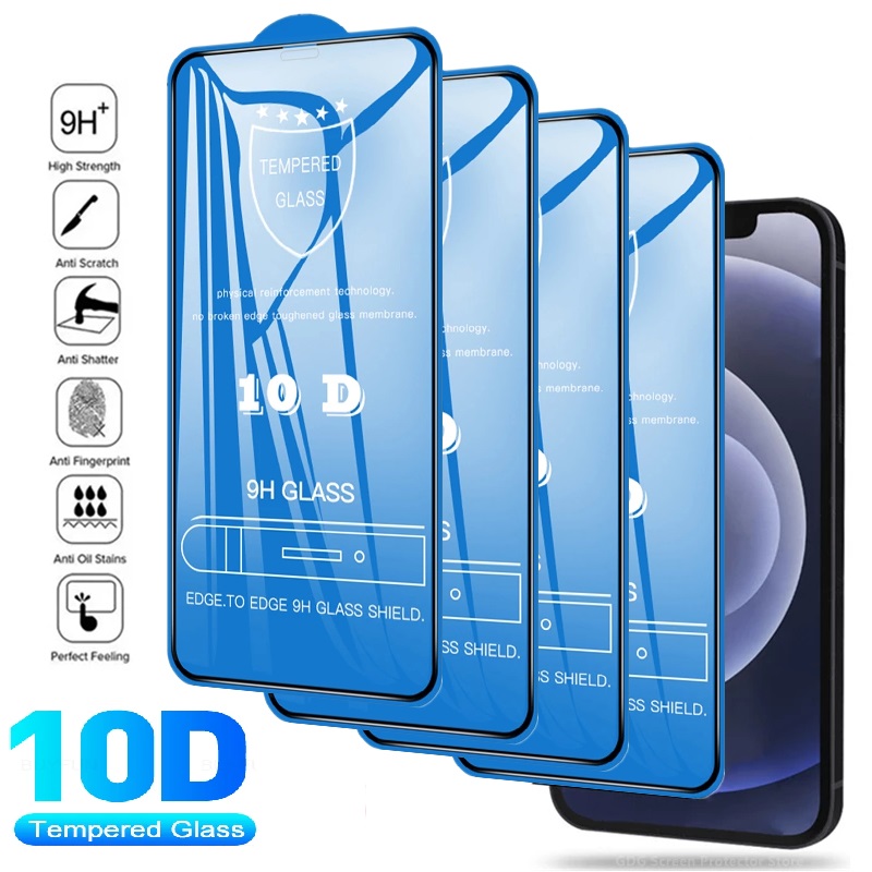 10D Tempered Glass Full Cover Screen Protector Film For iPhone 13 Pro Max 12 Mini 11 XS XR X 8 7 6 Plus SE
10D Tempered Glass Full Cover Screen Protector Film For iPhone 13 Pro Max 12 Mini 11 XS XR X 8 7 6 Plus SE