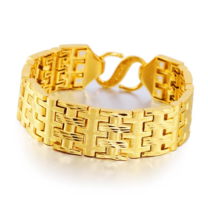Link, Chain 2021 Vietnam Alluvial Gold Simple Fashion Tanks Bracelets Designs Jewelry For Men
Link, Chain 2021 Vietnam Alluvial Gold Simple Fashion Tanks Bracelets Designs Jewelry For Men