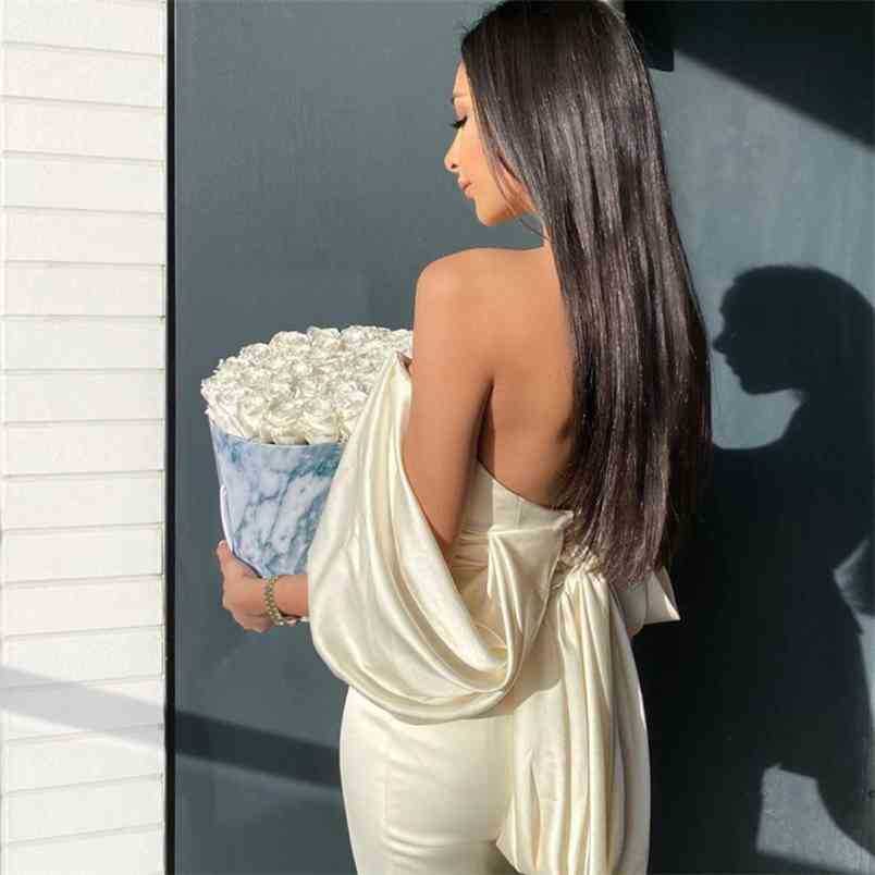 Summer Dress Women Off-Shoulder Strapless Sexy Pleated Bow Knee Length Ladies Bodycon 210525, White
Summer Dress Women Off-Shoulder Strapless Sexy Pleated Bow Knee Length Ladies Bodycon 210525, White
