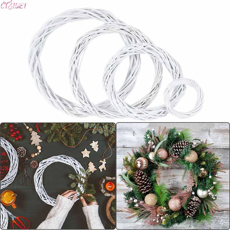 Decorative Flowers & Wreaths 10/20/25/30cm Rattan Wicker Ring White Wreath Decor Christmas Vine Floral Hoop Home Handmade Craft Accessories
Decorative Flowers & Wreaths 10/20/25/30cm Rattan Wicker Ring White Wreath Decor Christmas Vine Floral Hoop Home Handmade Craft Accessories