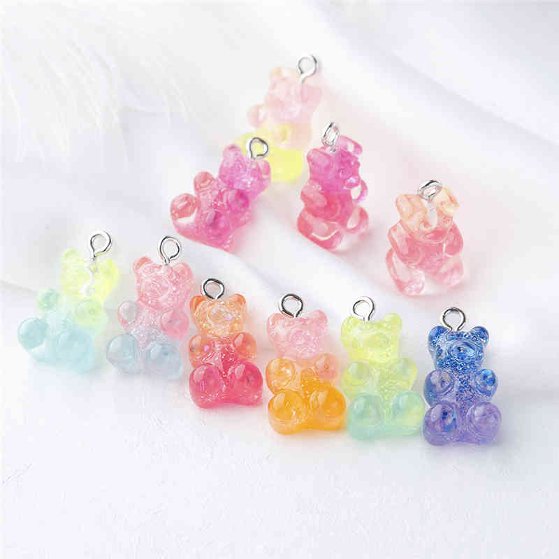 YEYULIN 10 Pcs Candy Bear Cute Resin Charms DIY Patch Findings Gummy Earrings Keychain Necklace Pendant Jewelry Decor Accessory
YEYULIN 10 Pcs Candy Bear Cute Resin Charms DIY Patch Findings Gummy Earrings Keychain Necklace Pendant Jewelry Decor Accessory