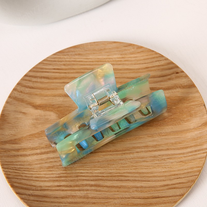 Fashion Elegant All-match Large acrylic Leopard Hair Claws Clip Hairpin Barrettes for Women Girl Accessories Headwear