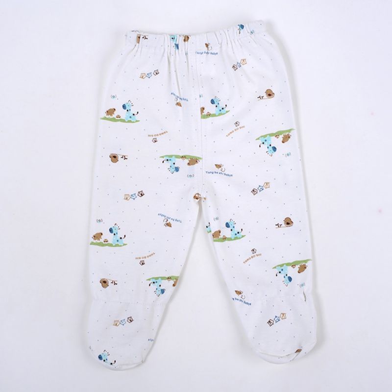 5PCS baby girl clothes 0-3M Spring summer print cartoon newborn clothing gift set cotton baby boy clothes baby outfit 210226