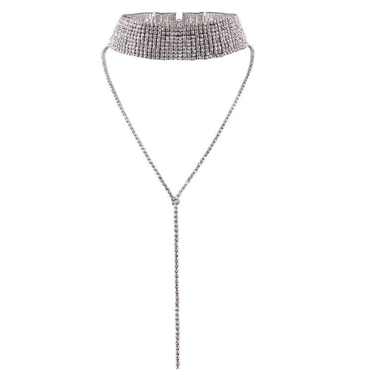 Rhinestone choker Crystal Gem Luxury Chokers Collar chocker chunky Statement necklaces girls Lady Women jewelry Accessories, Golden;silver
Rhinestone choker Crystal Gem Luxury Chokers Collar chocker chunky Statement necklaces girls Lady Women jewelry Accessories, Golden;silver